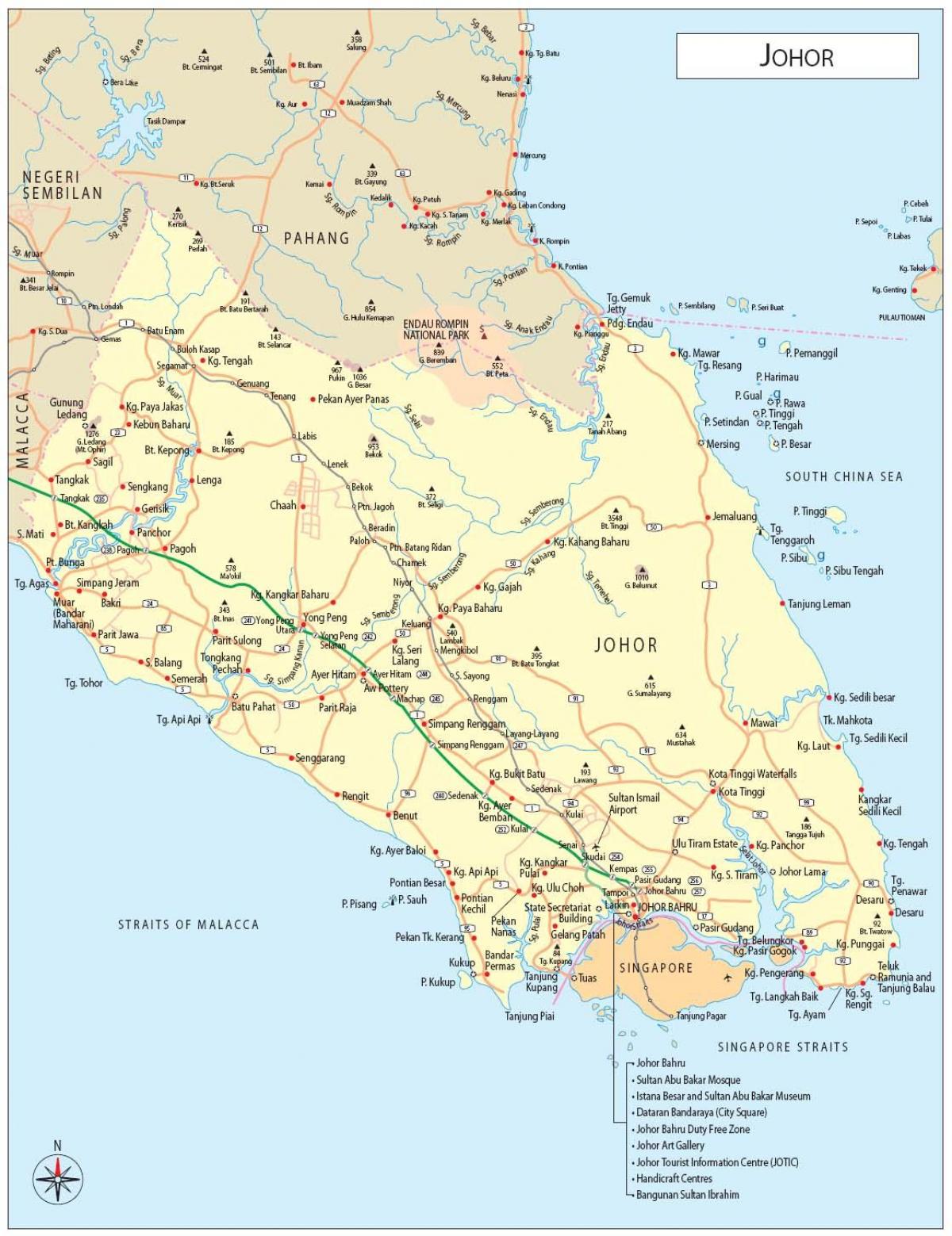 jb χάρτης μαλαισία