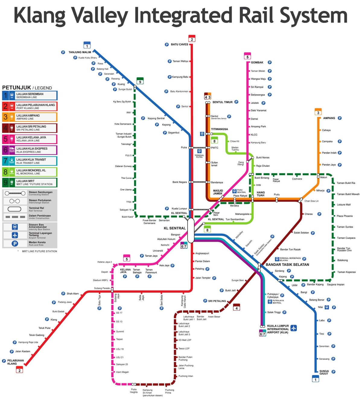 lrt χάρτη μαλαισία