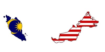 Χάρτης της μαλαισίας σημαία