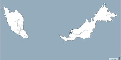 Χάρτης μαλαισία διάνυσμα ai