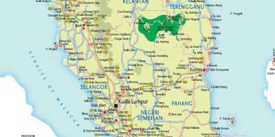 Μαλαισία kl χάρτης